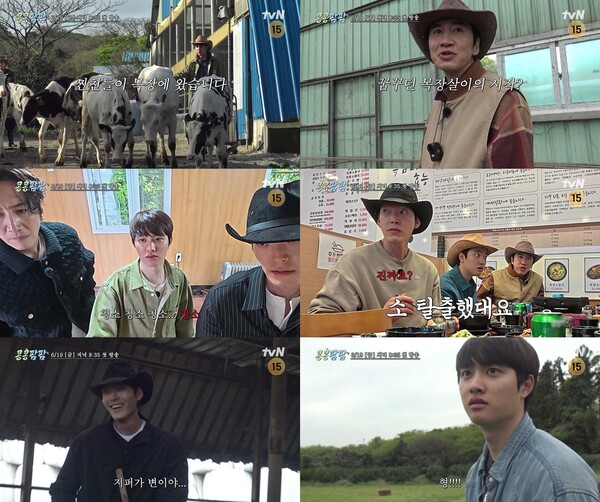 '콩콩팜팜' 이광수·김우빈·도경수, 배설물과 전쟁에 울분 "잘 온 거 맞아?"