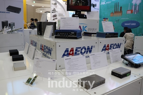[AIMEX 2019] 에이케이정보통신, 산업용 컴퓨터 및 솔루션 선보여