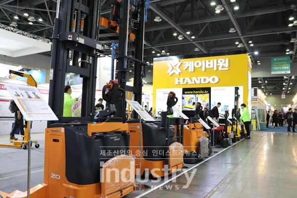 [KOREA MAT 2019] 케이비원, 전동 물류기기 라인업 선보여