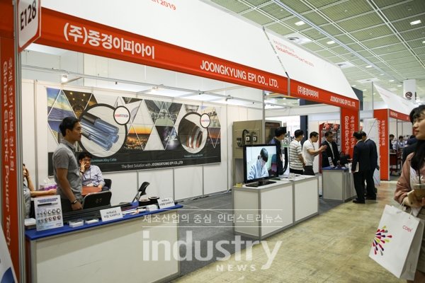 [2019국제전기전력전시회] 중경이피아이, 하이랙스 알루미늄 합금 케이블 선보여