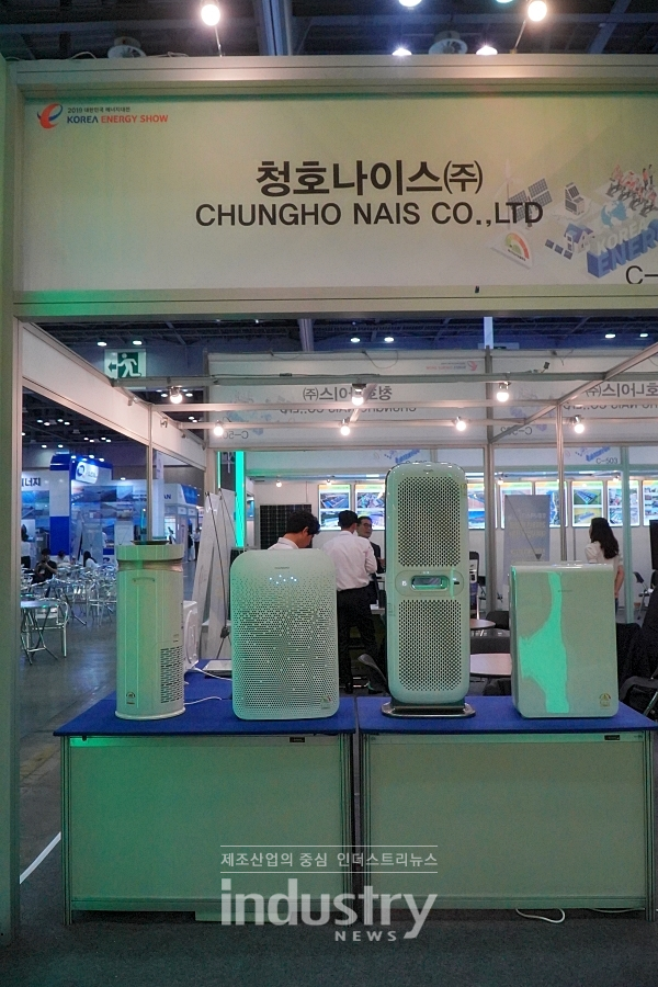 [2019에너지대전] 청호나이스, 무전원 시스템 선보여