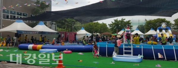 경산시, 진량근린공원 어린이물놀이장 개장