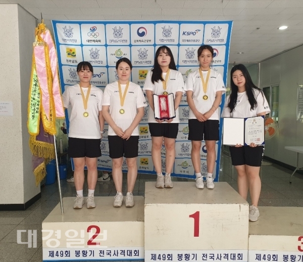 제49회 봉황기 전국사격대회 울진군청 사격팀 소총 단체전 1위 입상!!