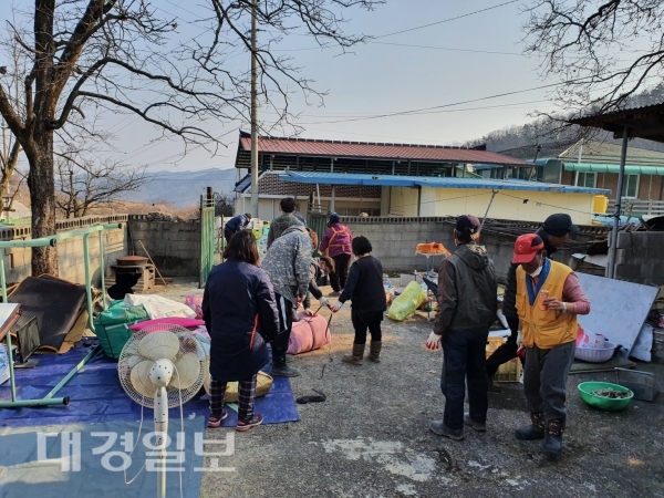 상주시 공성면, 사례관리대상 가구 대청소·소독 실시