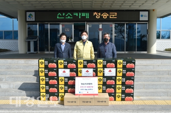 청송군에 코로나19 극복 온정의 손길 줄이어