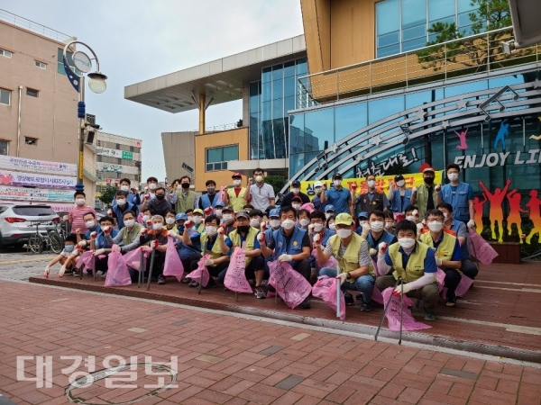 포항시 상대동, 포스코 자매부서 설비기술부 환경정화 봉사활동
