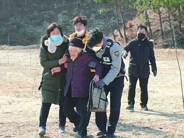 포항서 실종 치매노인, 하루만에 찾아