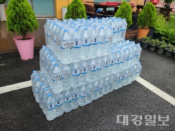 ㈜동천수 상주화북면에 지역사랑 실천