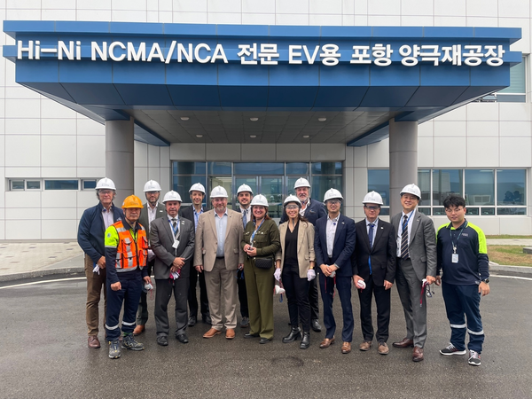 캐나다 퀘벡주 대표단, 포스코퓨처엠 포항 양극재 공장 방문