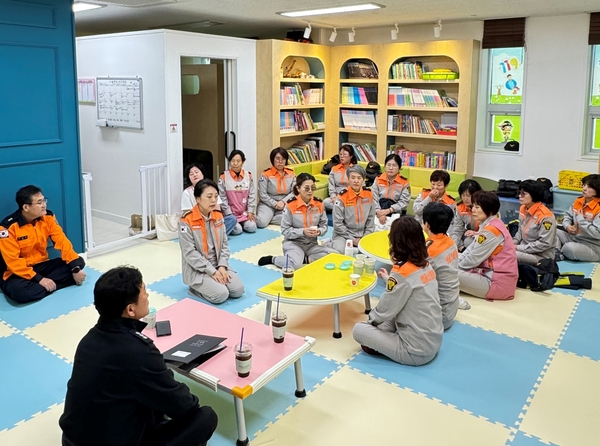 포항북부소방서, 119아이행복돌보미 안전교육 실시
