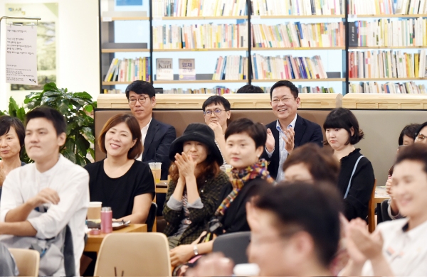 박남춘 인천시장, 협동조합 마샘 1주년 기념