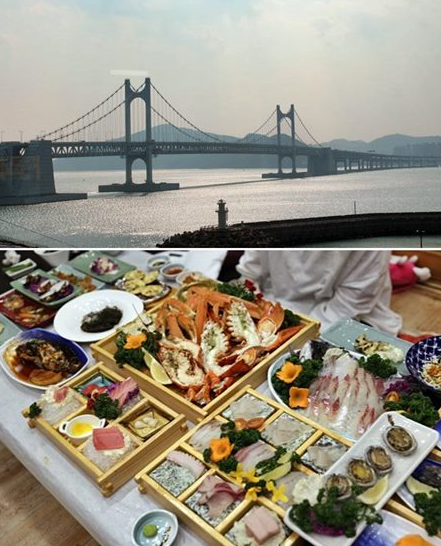 영화배우들이 선택한 부산 광안리 횟집 산해횟집, 랍스타+대게+회무한리필코스가 베스트