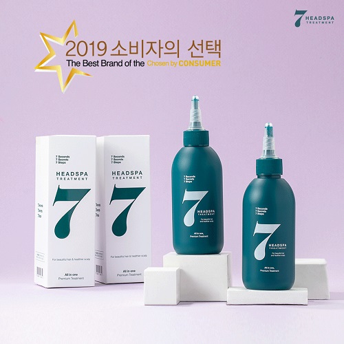 헤드스파7 파란눈 블랙 헤어팩, 2019 소비자의 선택 트리트먼트 부문 2년 연속 대상 수상