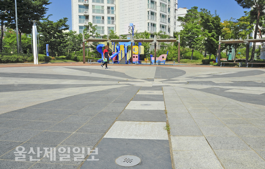 울산, 북구 화봉동 가람·한솔근린공원 바닥분수 설치하고도 미운영