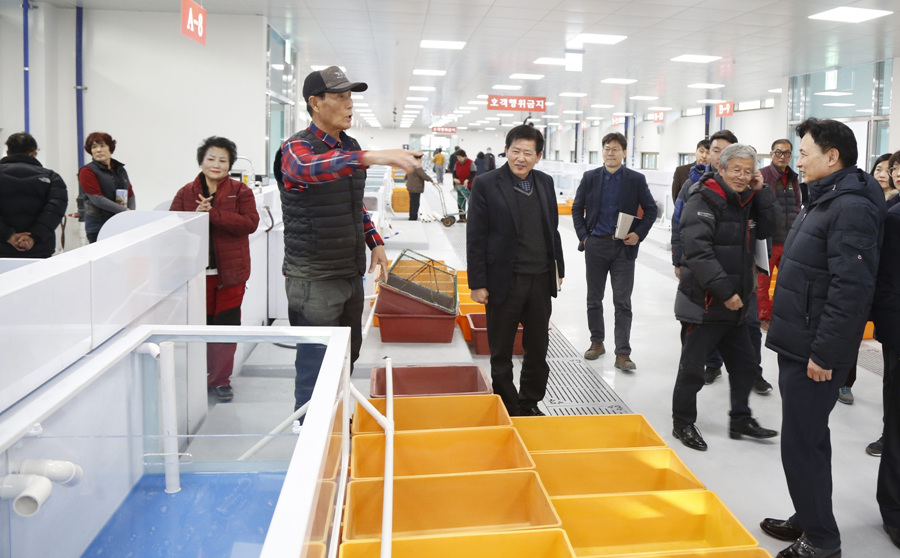 울산 북구, 준공 앞둔 정자활어직매장 방문