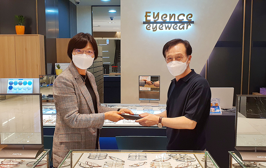 울산 학성동, 착한기업·가게 후원업체 방문