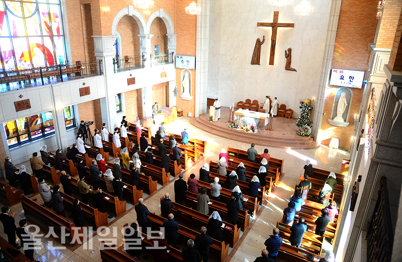 울산 복산 성당, 성탄 대축일 미사