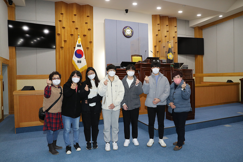 울산 효정고등학교 학생, 남구의회 견학