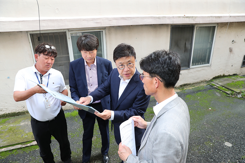 울산시, 반지하거주 재해취약주택 현장방문