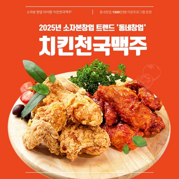 동네 상권에서 월 수익 900만원 치킨천국맥주, 광주 소자본 창업 지원 프로그램 발표