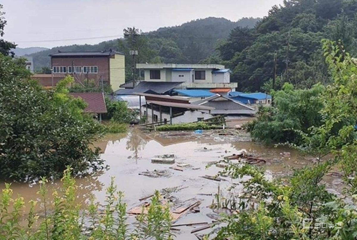 침수됐던 진주 내동면 양옥마을.. 피해 심각, 보상 필요
