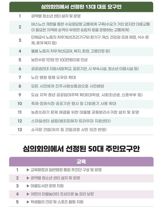우리 세금, 우리가 쓰는 진주주민대회 11월에 열립니다