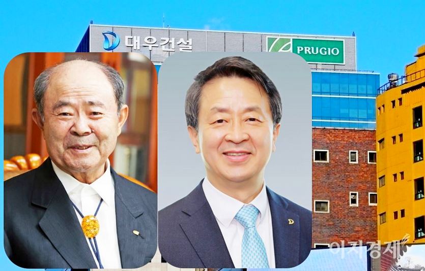 백정완 대우건설 신임대표, 정창선 중흥건설 회장과 입맞춤…건설명가 복원