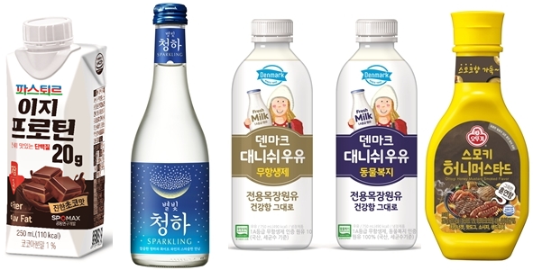 [신상품] 롯데푸드 이지프로틴 저당 초코, 롯데칠성 별빛 청하 스파클링 외