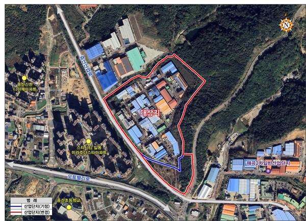 울산시, 중산일반산업단지 확장 추진… 기계장비·자동차 제조업 등 입주