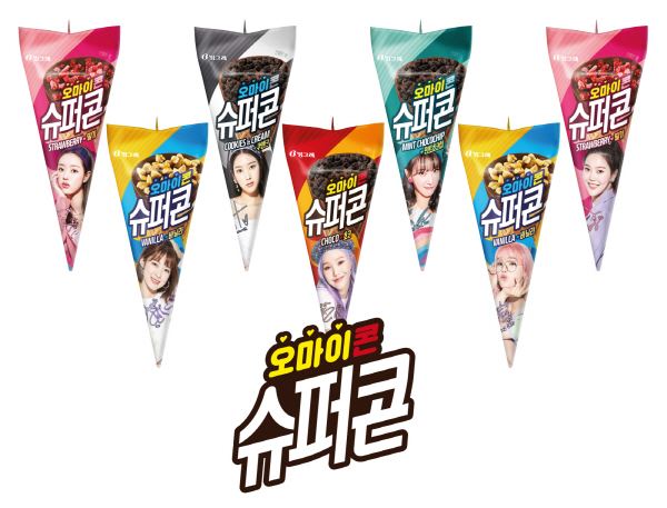 “인수 후 첫 공동 마케팅” 빙그레 슈퍼콘·해태아이스크림 마루 시리즈,  걸그룹 오마이걸 모델 발탁