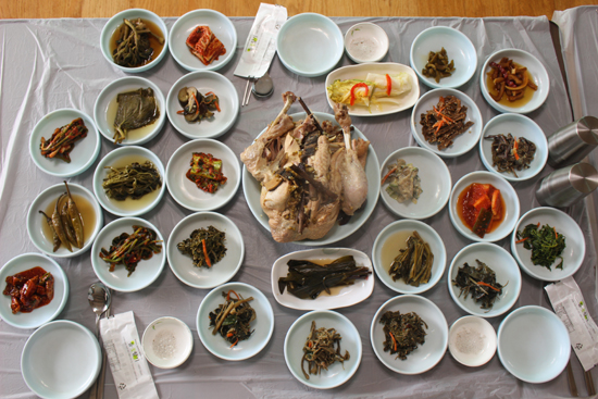 숲 사이로 흐르는 계곡에 풍덩
