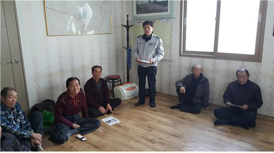 진안 마이파출소 찾아가는 교통안전 홍보 호응