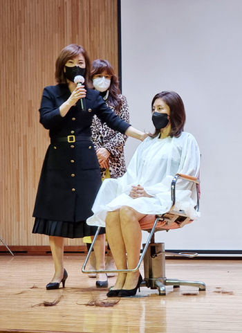 군산시 킴스헤어 김정미원장, 미용기술 강의