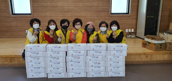 각시미용실-효자1동 해바라기봉사단 영양꾸러미 30개 기탁