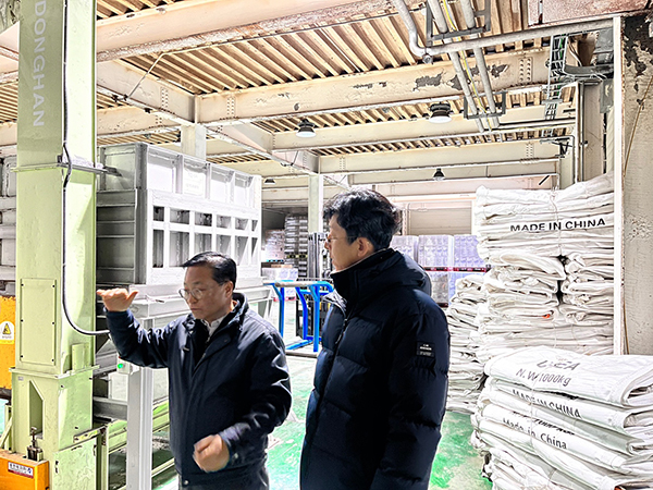 송호석 전북환경청장 요소수 제조업체 현장 방문 점검