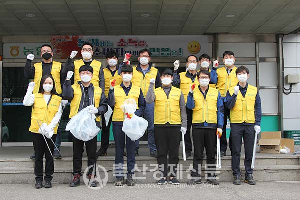 농협 부천축산물공판장 환경 정화 실시