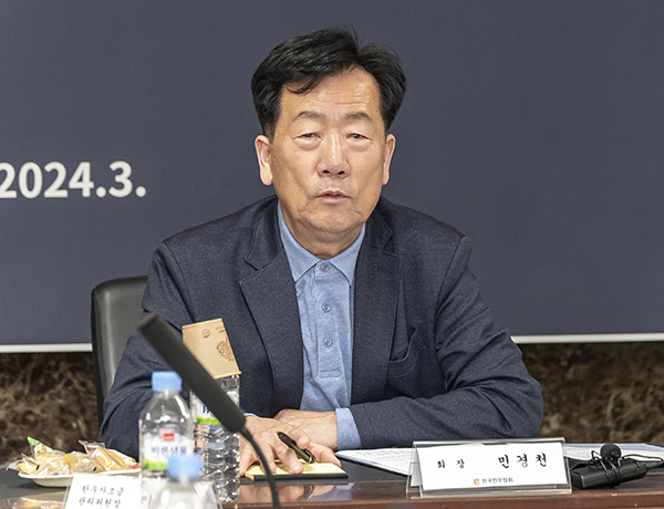 [기자 간담]민경천 전국한우협회장 , 소비자에 사랑받는 한우만들기 최선