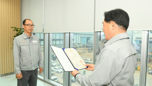 현대삼호重 기계의장부 김상수 팀장  2023년 근로자의 날  국무총리 표창 영예