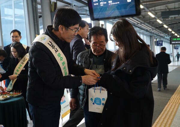나주시, 설맞이 농·특산물 및 고향사랑기부제 홍보 인기만점