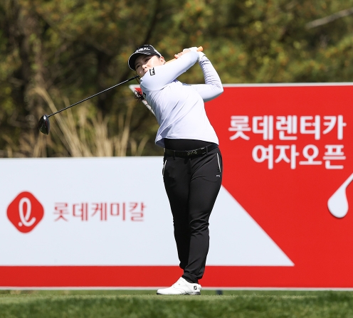 이다연 프로의 유연한 티샷 [KLPGA 롯데렌터카 여자오픈]