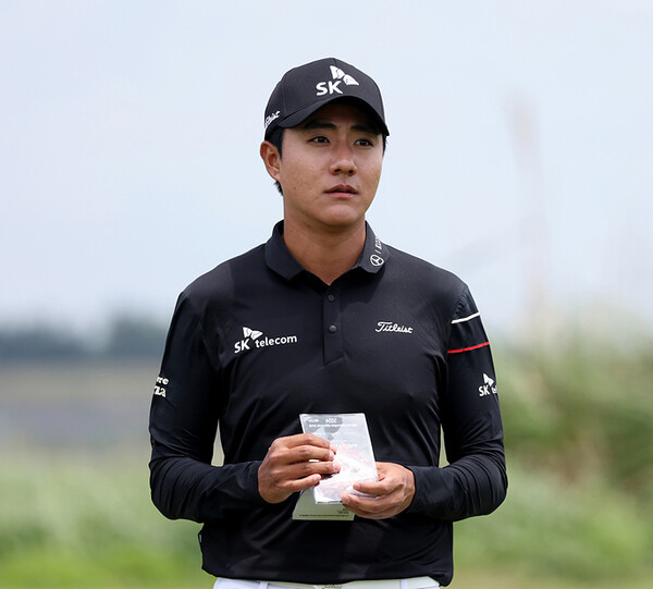 메인 스폰서 대회 우승을 기대하는 김한별 [KPGA SK텔레콤 오픈]