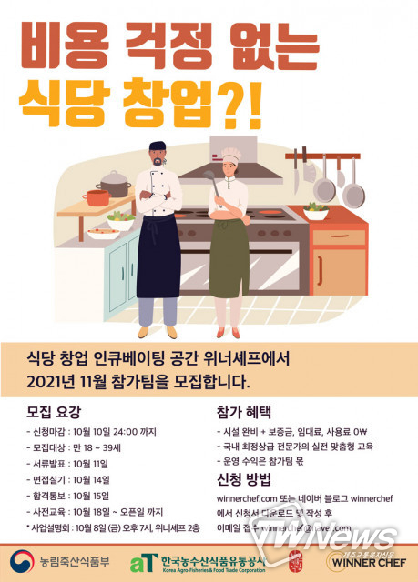 보증금·임대료 전혀 없이 식당 창업 경험할 수 있는 ‘청년키움식당 은평점’ 참가팀 모집