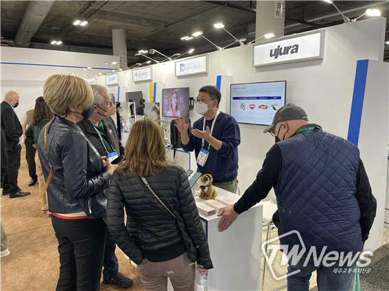 우주라컴퍼니 ‘CATMOS’ ‘CES 2022’ 성료