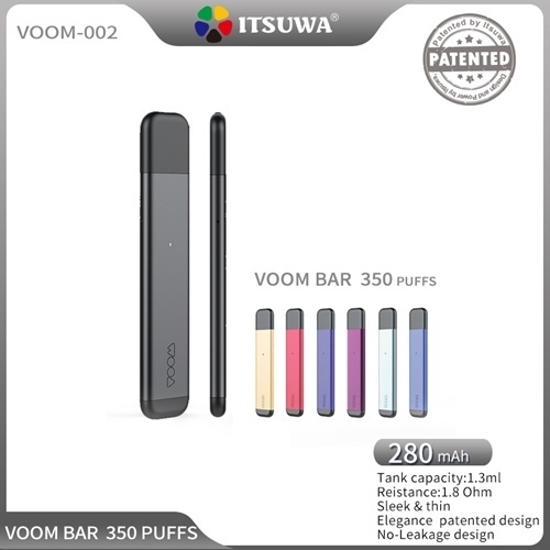 ㈜VOOM KOREA, 일회용 전자담배 ‘VOOM BAR’(붐바) 출시