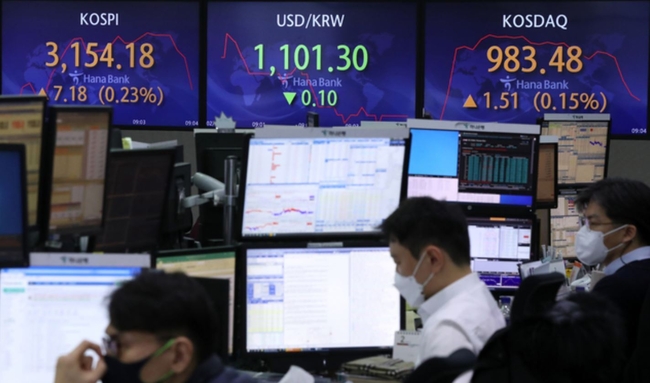 코스피가 상승 마감…쿠팡 관련주↑,에이치엘비 해명에도↓
