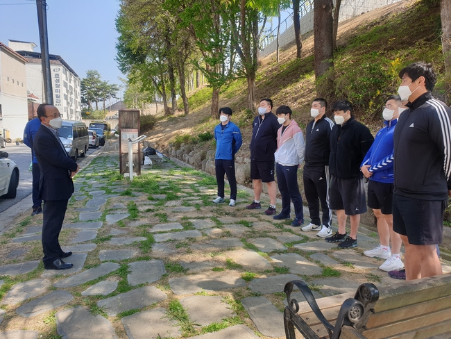구미시, 구미시청 운동선수단 방역관리 자체 점검