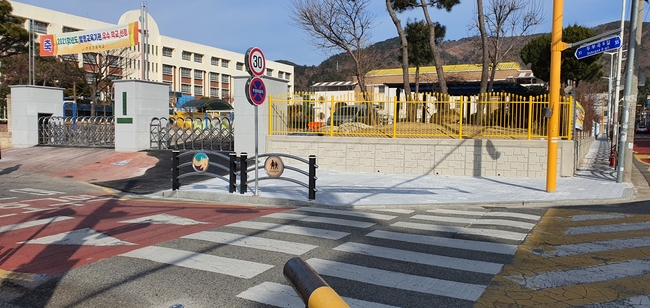 울산시교육청, 북구청과 협업으로 연암초 통학로 환경개선