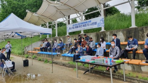 아산시, 중소기업 판로지원을 위한 중소기업 제품 시연 행사 가져