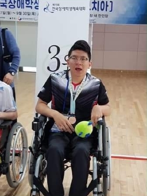 서울시립뇌성마비복지관 김민성, 보치아 혼성 개인전 BC2 동메달 수상