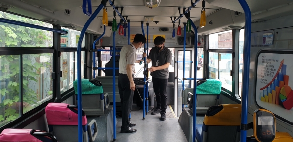 구리시, 관내 운수업체 코로나19 방역 사항 점검
